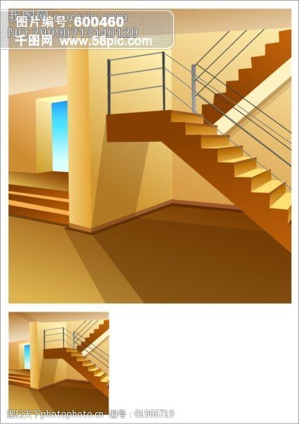 室内楼梯设计 解锁创意空间的矢量素材宝库