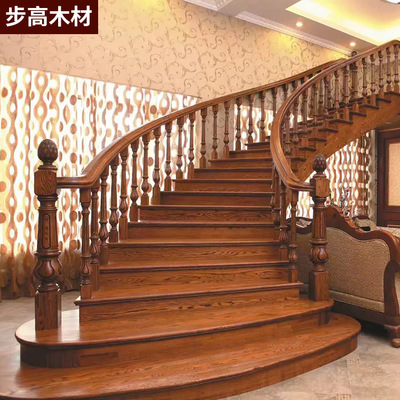 实木楼梯扶手 家用阳台护栏实木飘窗栏杆楼梯立柱扶手加工定做